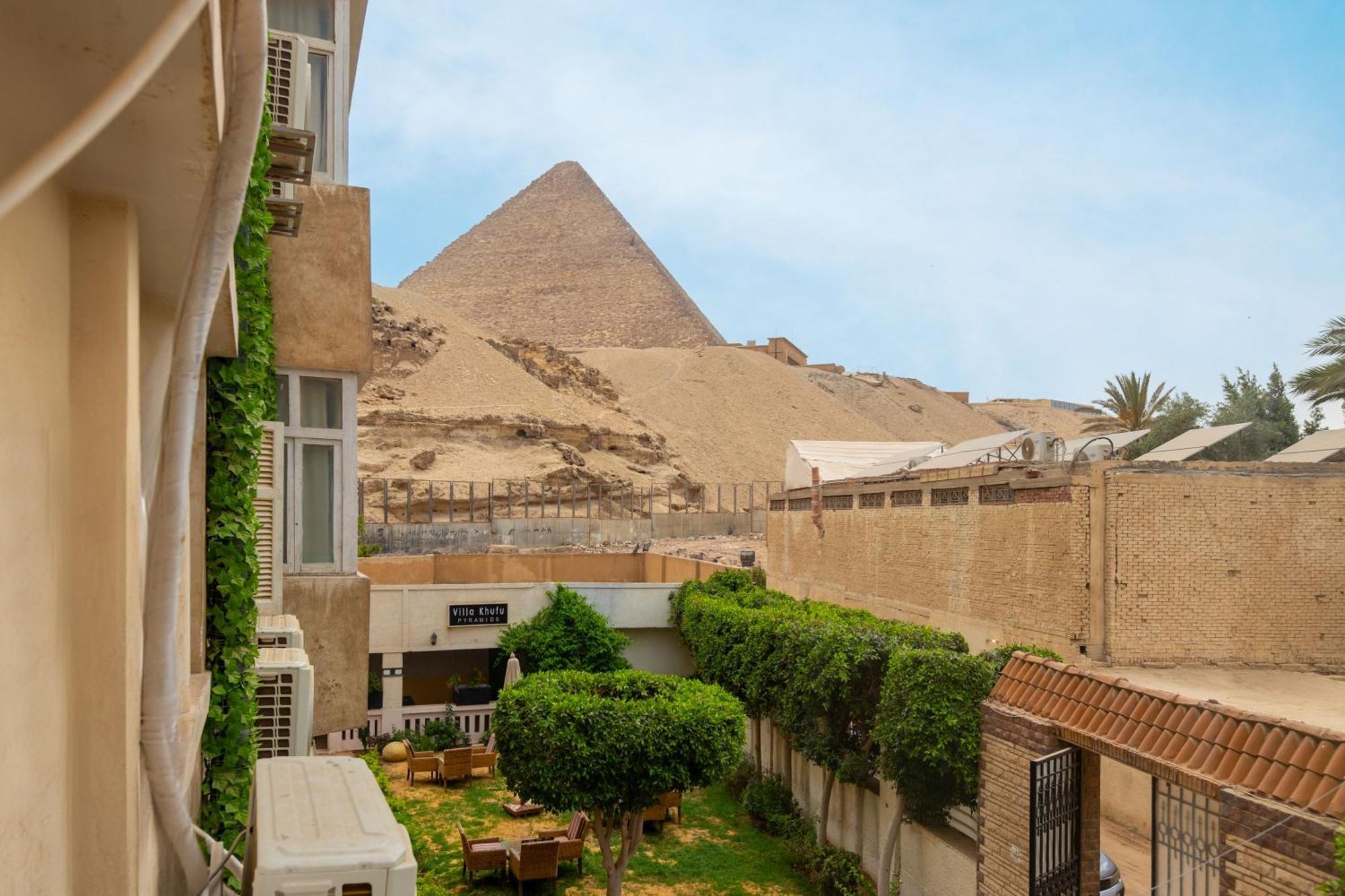 The Grand Pyramids View Hotel Kafrat al Jabal Bagian luar foto